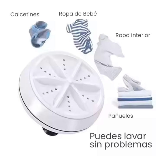 MINI LAVADORA PORTATIL, de alta potencia para ropa de bebé, ropa interior, calcetines, viaje de negocios, USB
