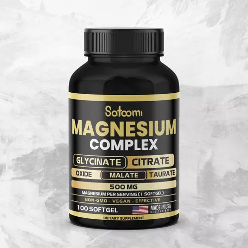 Magnesio Premium 5 en 1 – Bienestar Total en Cada Cápsula