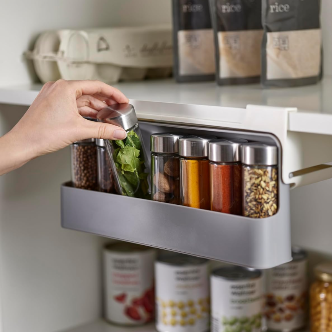 ORGANIZADOR DE CONDIMENTOS, llévatelo con 6 envases incluidos