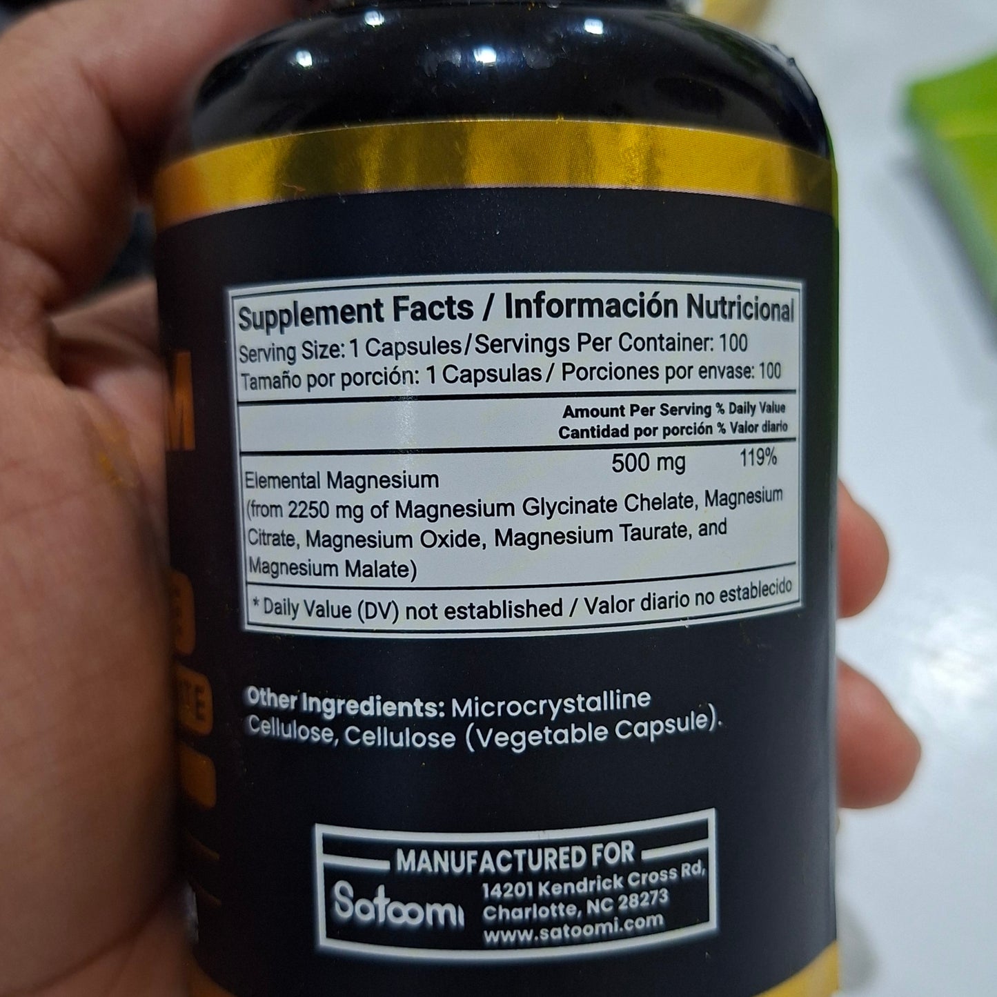 Magnesio Premium 5 en 1 – Bienestar Total en Cada Cápsula