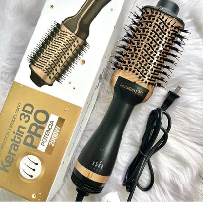 CEPILLO SECADOR de Keratina - KERATIN PRO 3D